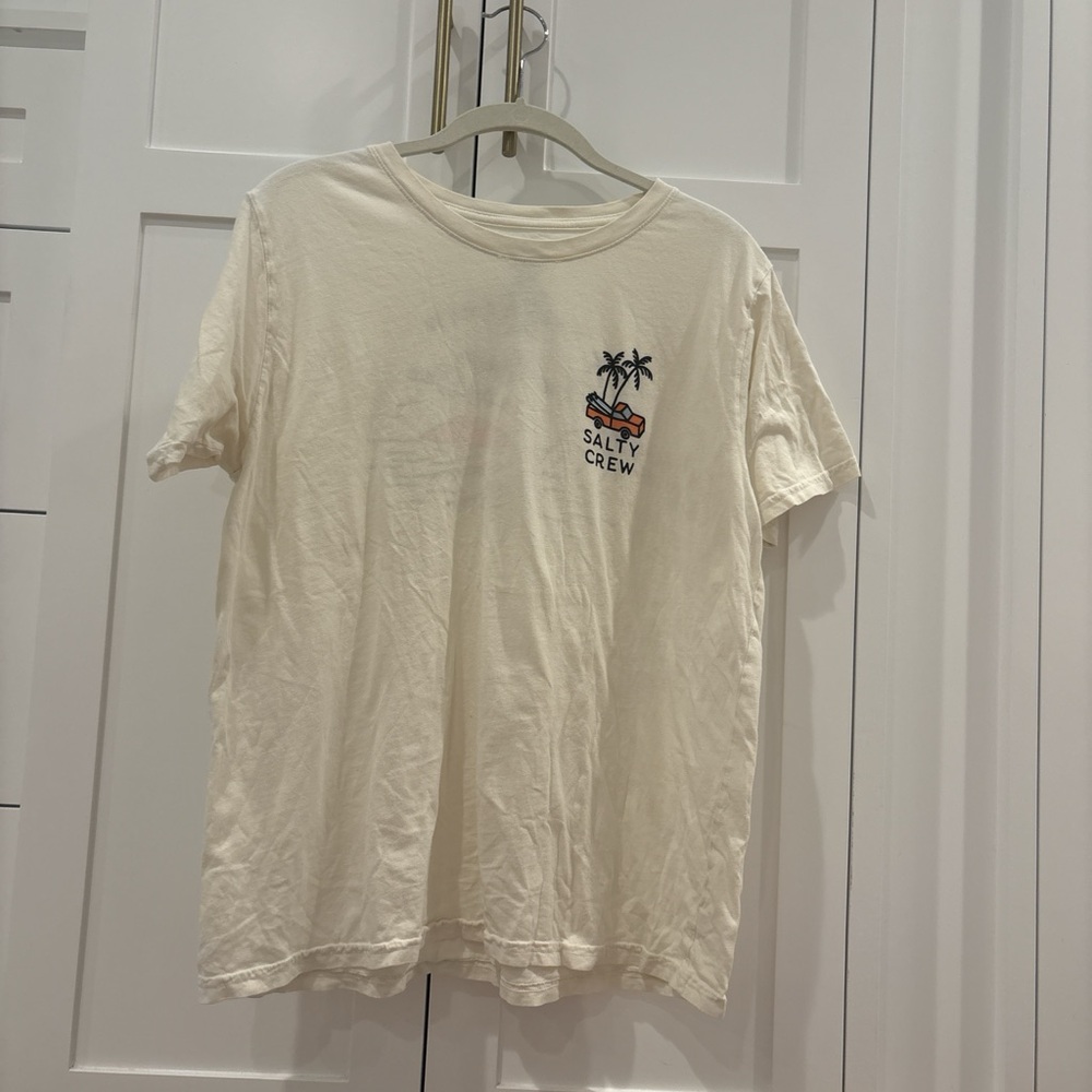 Salty Crew Off-White Short Sleeve Tee